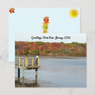 Greetings from New Jersey - Autumn Thoughts Postcard