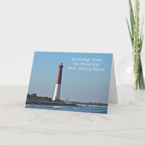 Greetings From New Jersey _ Barnegat Light Card