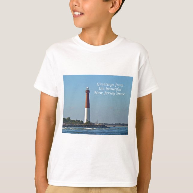 Greetings From New Jersey - Barnegat Light T-Shirt (Front)