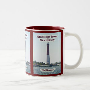 Greetings From New Jersey NJ "Old Barney" Mug