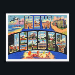 Greetings from New Jersey Vintage Travel Postcard<br><div class="desc">Greetings from New Jersey Vintage Travel Postcard</div>