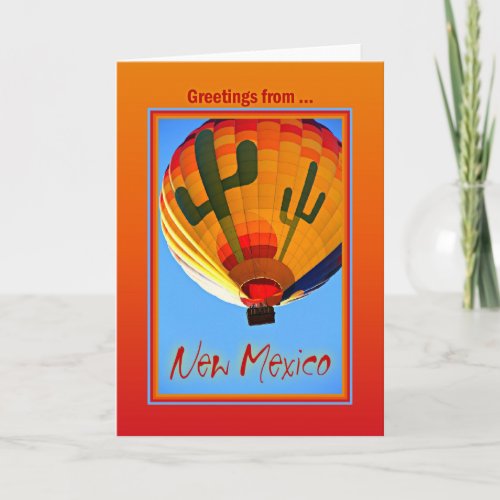 Greetings From New Mexico Card