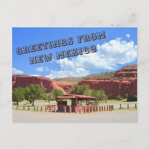 Greetings from New Mexico Postcard