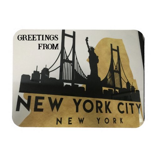 Greetings From New York City Magnet