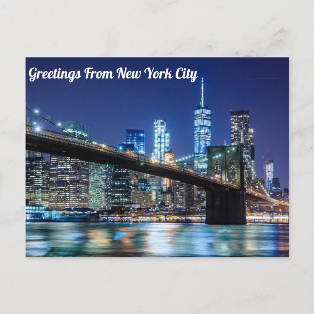 Greetings From New York City Postcard (Front)