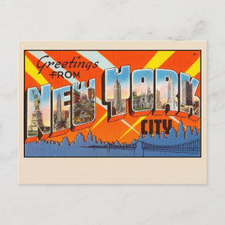 Greetings from New York City Postcard