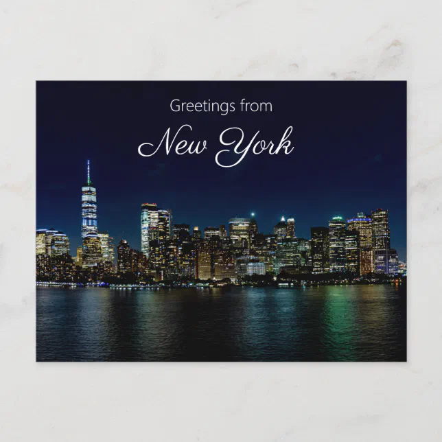 Greetings from New York Postcard | Zazzle