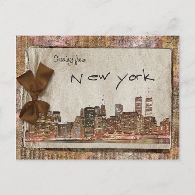 Greetings from New York Postcard (Front)