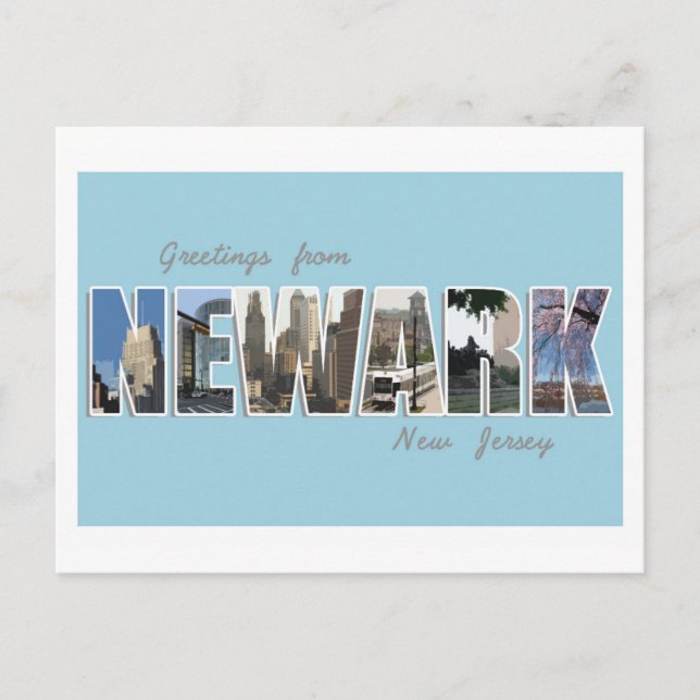 Greetings From Newark, New Jersey - POSTCARD (Front)