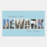 : Brick City Newark NJ City New Jersey license plate graphic T- Shirt : Clothing, Shoes & Jewelry