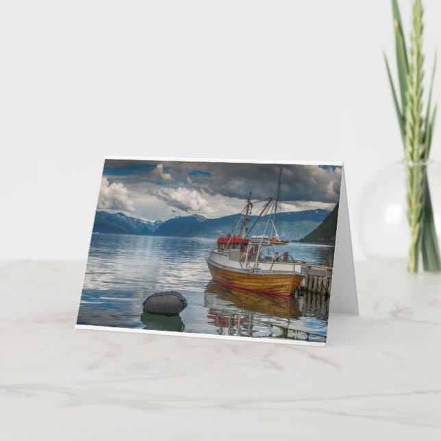 greetings from norway card (Front)