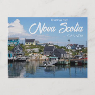 Greetings from Nova Scotia Canada Postcard