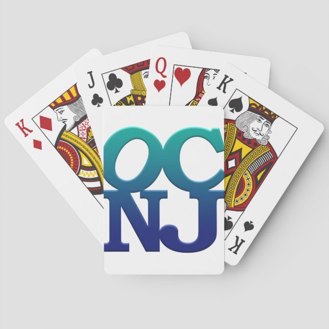 Greetings from Ocean City Poker Cards (Back)
