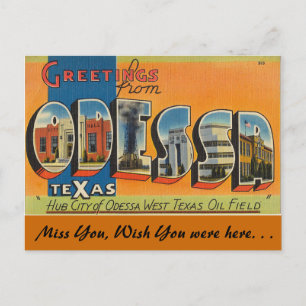 Greetings from Odessa Postcard