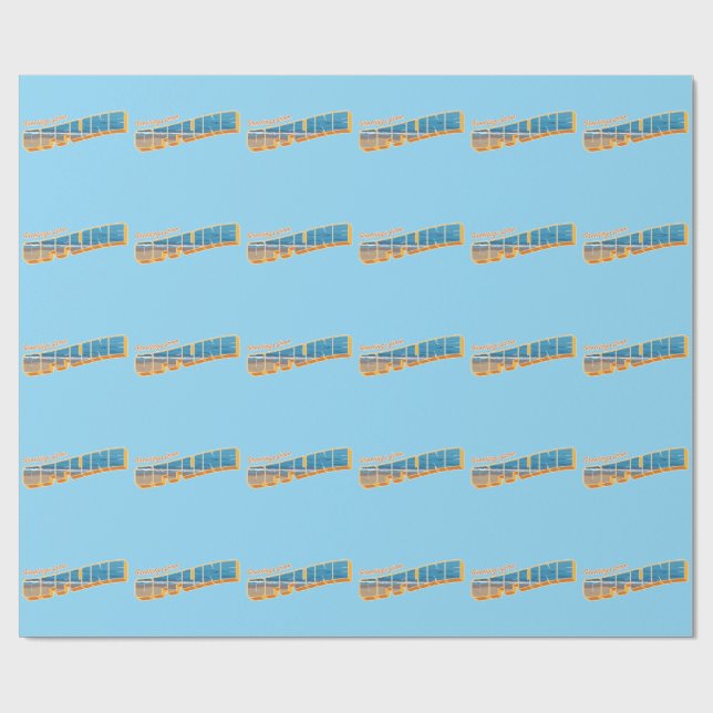 Greetings from Offline Wrapping Paper (Flat)