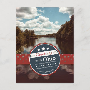 Greetings from Ohio Postcard