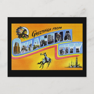 Greetings from Oklahoma City Oklahoma Postcard