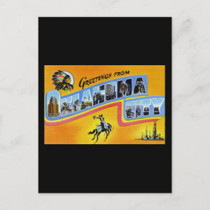 Greetings from Oklahoma City Oklahoma Postcard