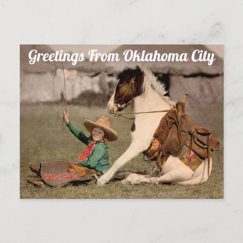 Greetings From Oklahoma City Postcard