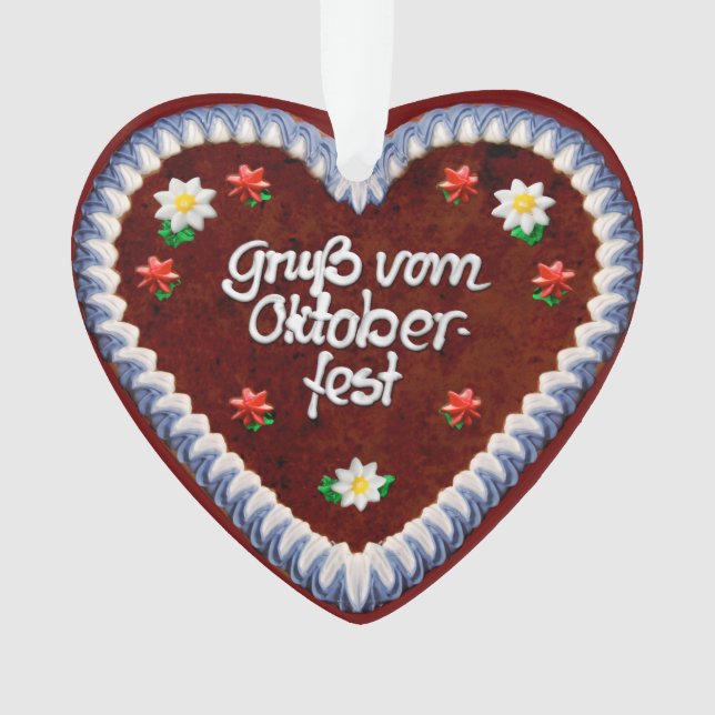 Greetings from Oktoberfest (customizable)  Acrylic Ornament (Front)