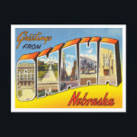 Greetings from Omaha, Nebraska Vintage Travel Postcard<br><div class="desc">Greetings from Omaha,  Nebraska Vintage Travel Postcard</div>
