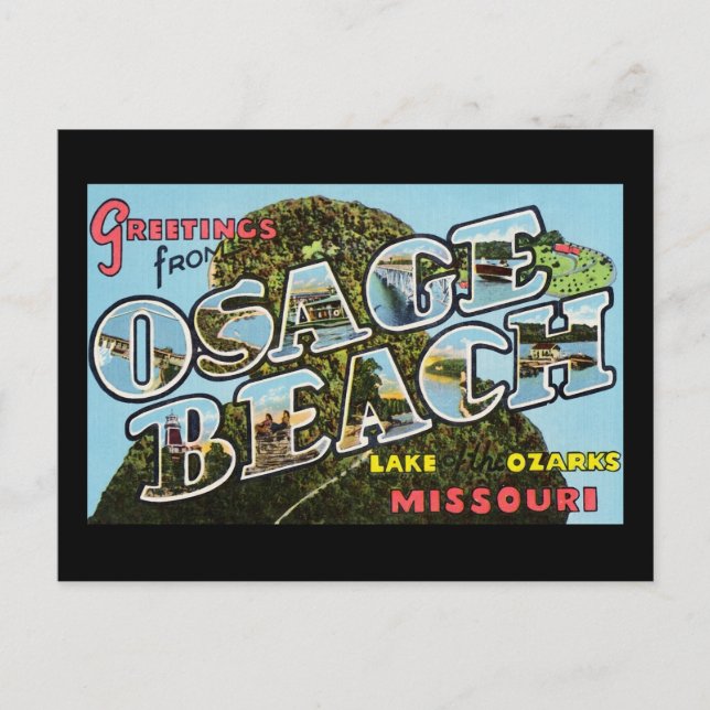 Greetings from Osage Beach Missouri Postcard (Front)