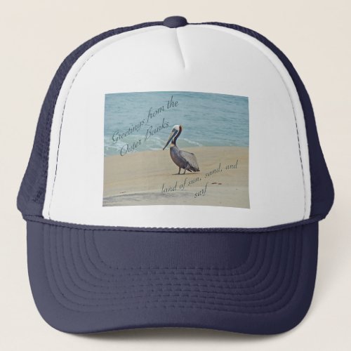 Greetings From Outer Banks OBX NC Trucker Hat