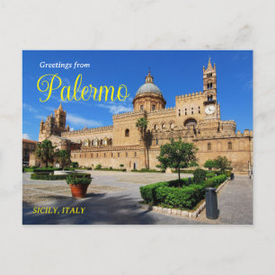 Greetings from Palermo Postcard Italy