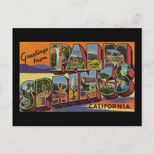 Greetings From Palm Springs California Postcard Zazzle