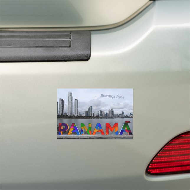 Greetings from Panama Car Magnet (In Situ)