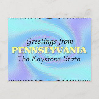 Greetings from Pennslyvania Postcard