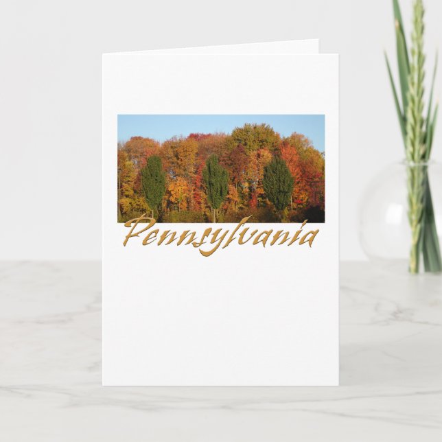 Greetings from Pennsylvania Card (Front)