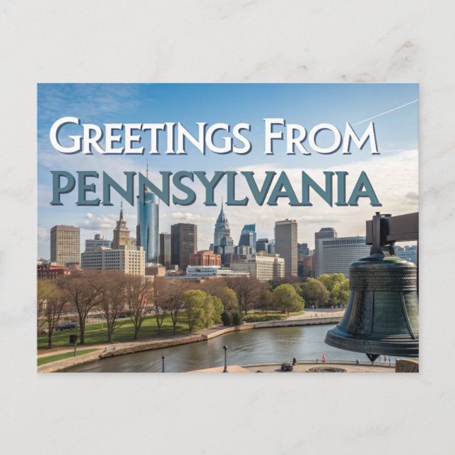 Greetings From Pennsylvania Postcard (Front)