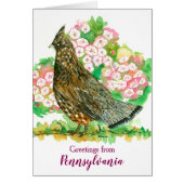 Greetings from Pennsylvania Ruffed Grouse Laurel (Front)