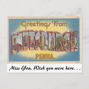 Greetings from Pittsburgh, Pennsylvania Postcard