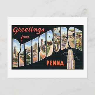 Greetings from Pittsburgh Postcard