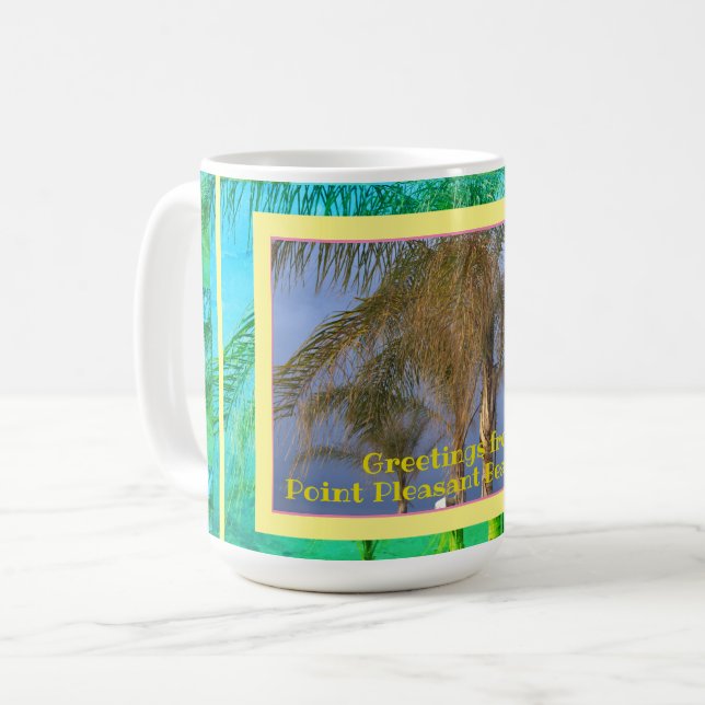 Greetings from Point Pleasant Beach, NJ Mug (Front Left)