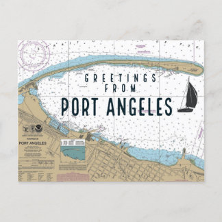 Greetings From Port Angeles Postcard