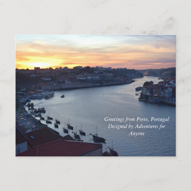 Greetings From Porto, Portugal Postcard (Front)