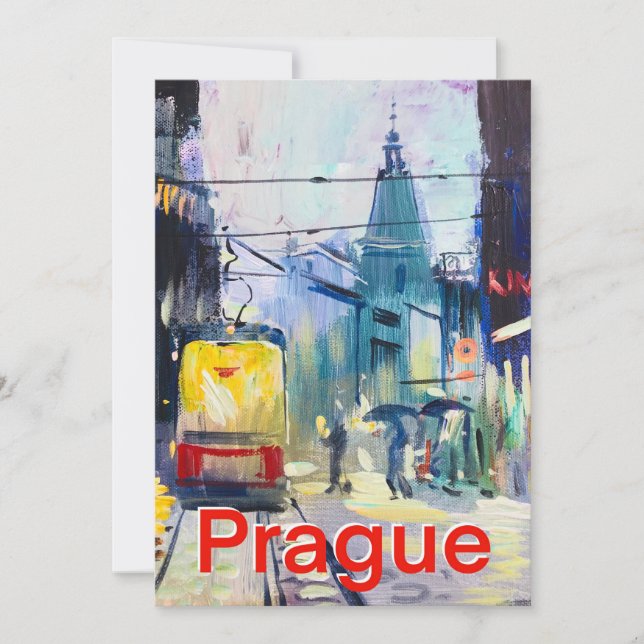 Greetings from Prague Holiday Card (Front)
