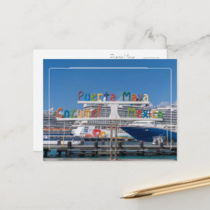 Greetings from Puerta Maya, Cozumel Postcard