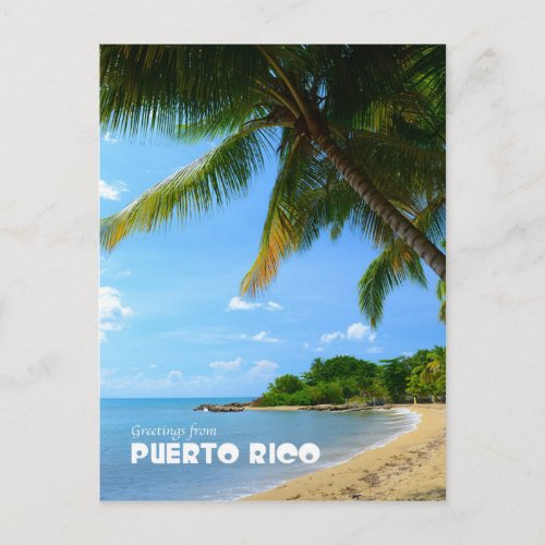 Greetings From Puerto Rico _ POSTCARD
