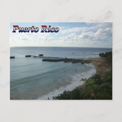 Greetings From Puerto Rico Postcard