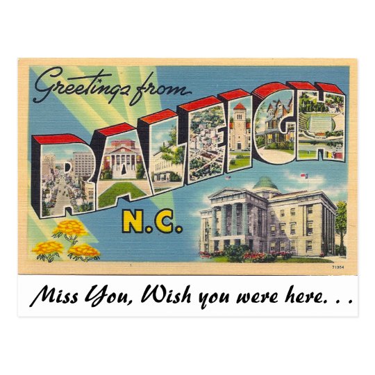 Charlotte North Carolina nc Interstate Highway Postcard