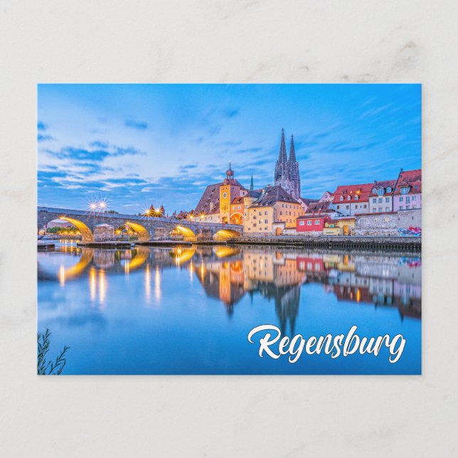 Greetings From Regensburg, Germany Postcard (Front)