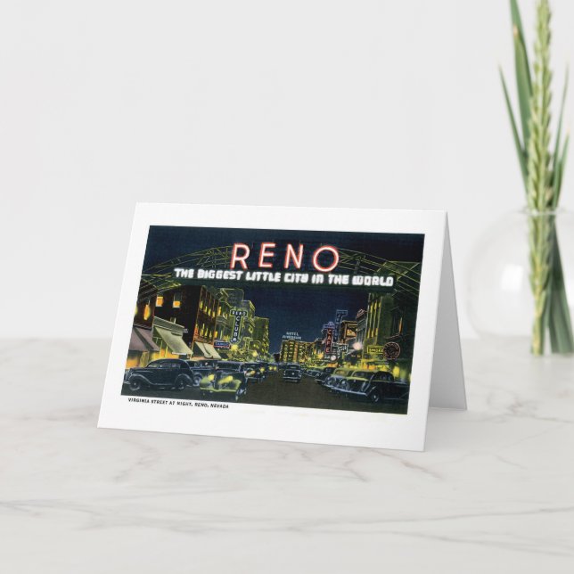 Greetings from Reno, Nevada! Card (Front)