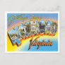 Greetings from Richmond, Virginia Vintage Travel Postcard