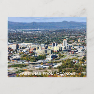 Greetings From Roanoke Postcard