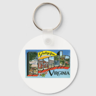 Greetings from Roanoke, Virginia Keychain