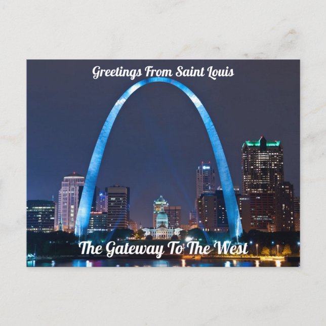 Greetings From Saint Louis Postcard (Front)